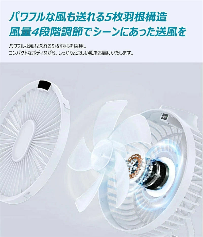 マグネットリモコン付き3WAY扇風機