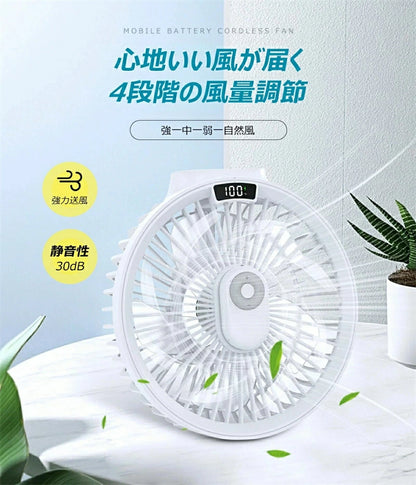 マグネットリモコン付き3WAY扇風機